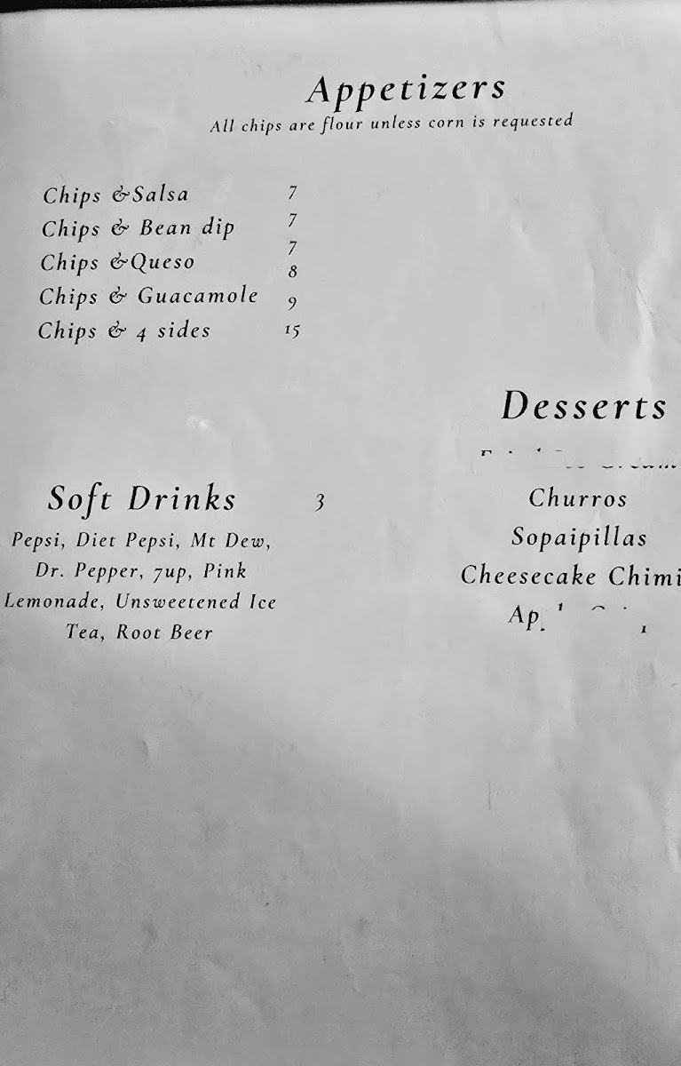 Menu Garcia's Mexican Restaurant-2